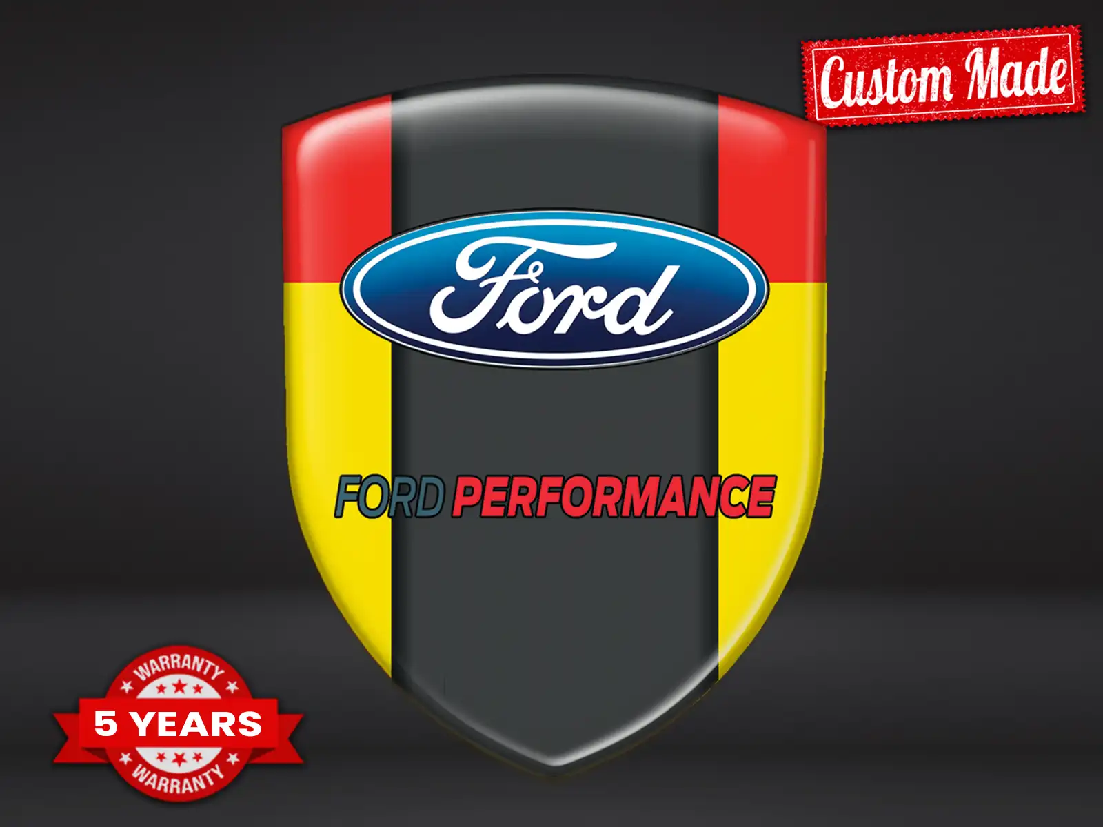 Ford Vitre Arrière Auto Stylée Haut de Gamme Robuste
